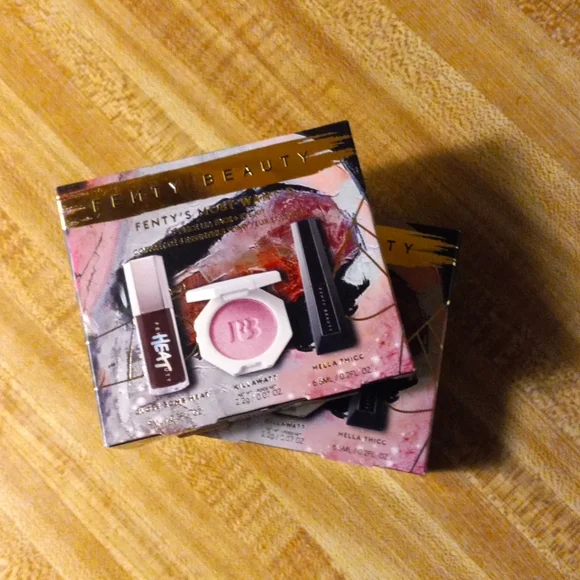 NWT Fenty Beauty "Fenty's Most Wanted" Three Piece Lip, Face & Eye Set - Picture 5 of 5